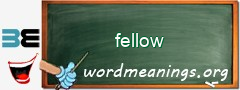 WordMeaning blackboard for fellow